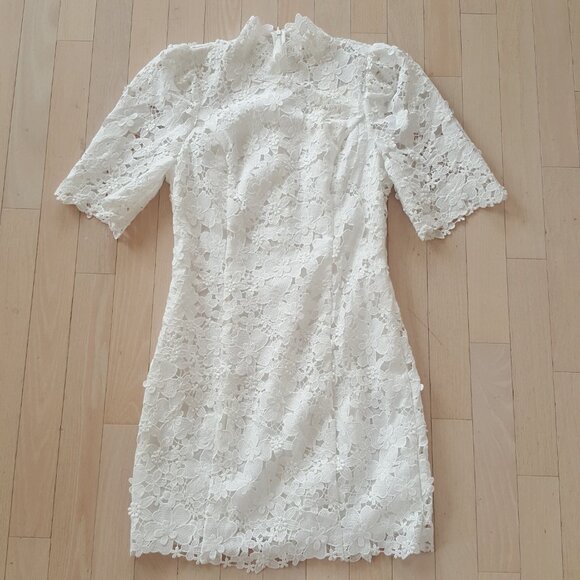 ba&sh ! Pavel Lace Mini Dress (M, US/6) - Picture 4 of 11